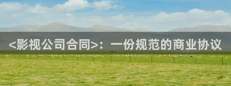 人人影院电影网：<影视公司合同>：一份规范的商业协议